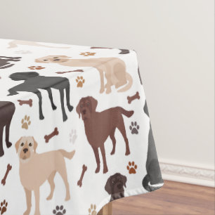 Nappe d'os et de pattes de trieur du Labrador