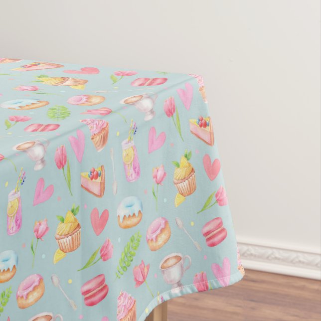 Nappe Douces Aquarelles Mignonnes (In Situ)