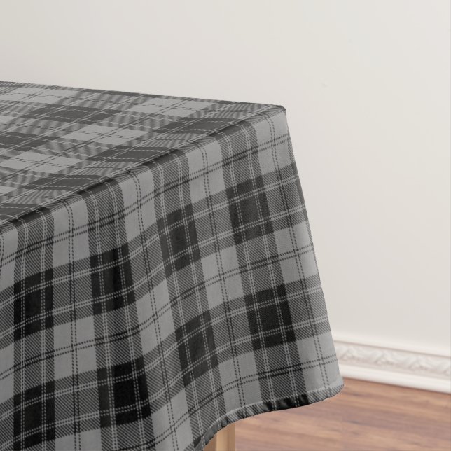 Nappe Douglas Vesitarium Tartain Plaid Black Grey (In Situ)