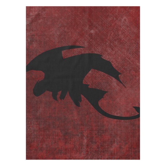 Nappe Dragon vintage médiéval d'imaginaire (Devant)