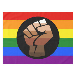 Nappe Drapeau de couleur des personnes queer de Slippery