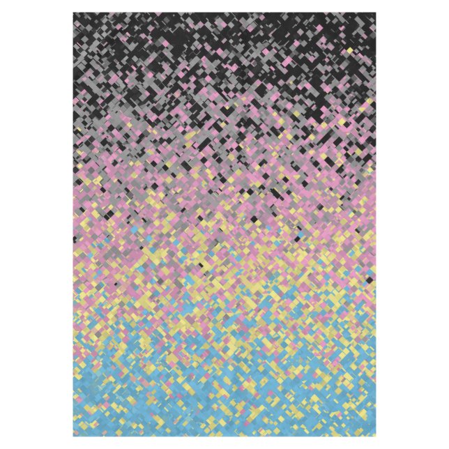 Nappe Drapeau de fierté polygender pixelisé funky tripan (Devant)