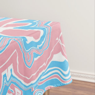 Nappe Drapeau de la Trans Pride Trippy Boho Super Wavy