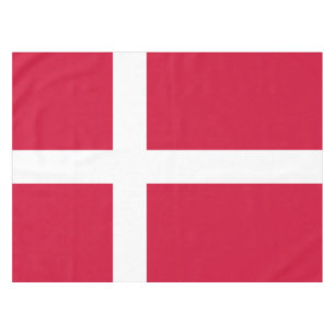 Nappe Drapeau du Danemark ou du tissu danois