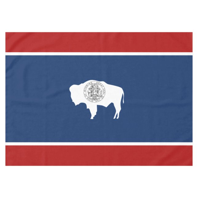 Nappe Drapeau du Wyoming (Devant (Horizontal))