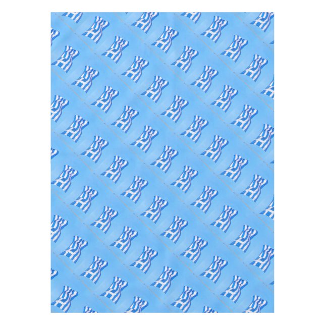 Nappe Drapeau grec à Athènes (Devant)