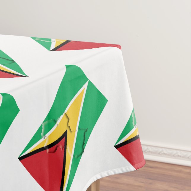 Nappe Drapeau GUYANA (In Situ)