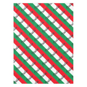 Nappe Drapeau Italia - Haute Qualité
