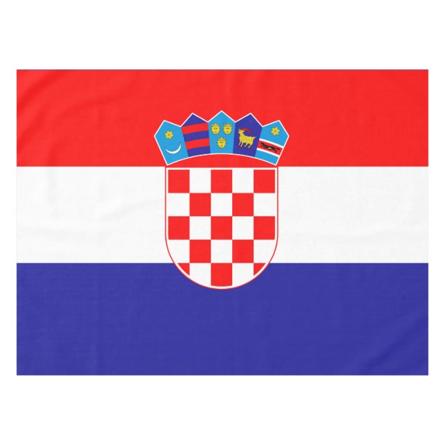 Nappe Drapeau national de Croatie Zastava Hrvatske (Devant (Horizontal))