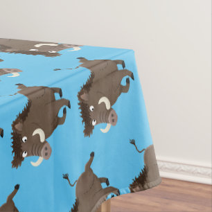 Nappe Drôle dessin humoristique de rasoir de sanglier