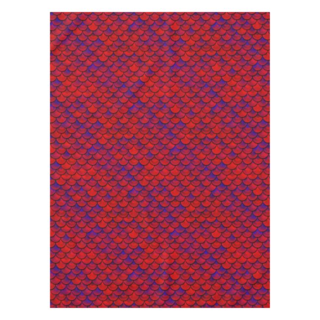 Nappe Échelles rouge et violet (Devant)