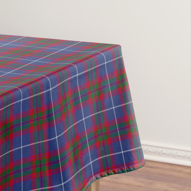 Nappe Edimbourg Scotland District Tartan Tablecloth (In Situ)