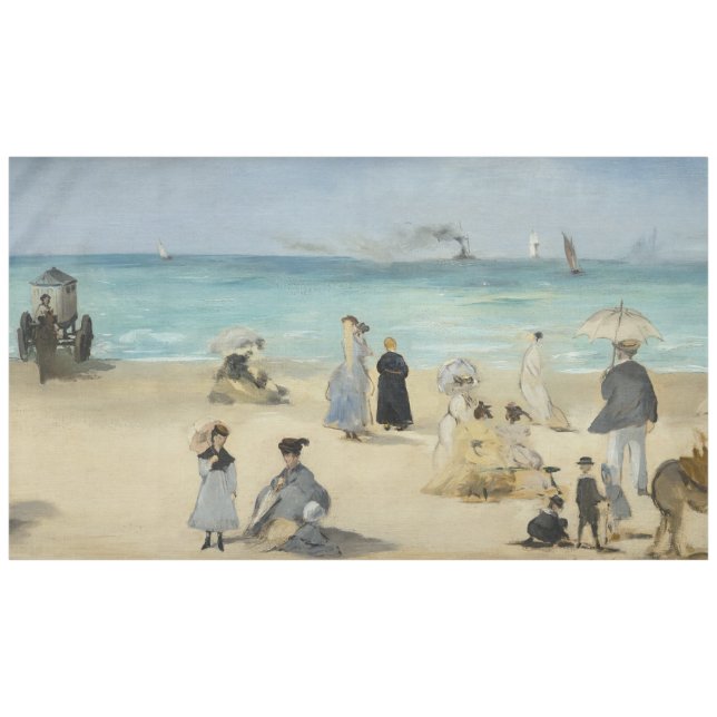 Nappe Edouard Manet - Sur la plage, Boulogne-sur-Mer (Devant (Horizontal))