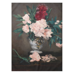 Nappe Edouard Manet - Vase de pivoines sur petit piédest