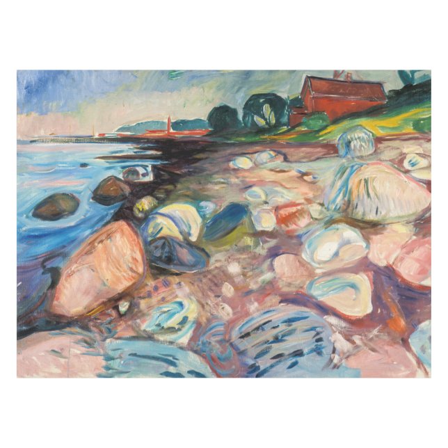 Nappe Edvard Munch - Rive avec Maison Rouge (Devant (Horizontal))