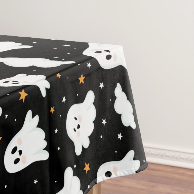 Nappe Éffrayant mignon Halloween Ghost Nuageux Star Sky (In Situ)