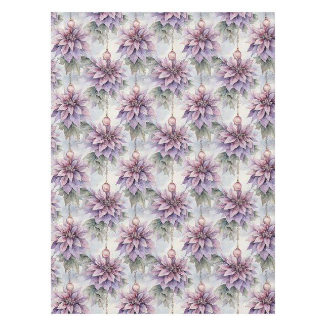Nappe Élégance violette et or (Devant)