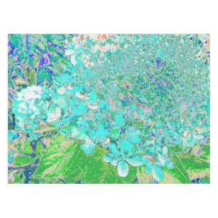 Nappe Elegant Aqua et Vert Limelight Hydrangea Détail
