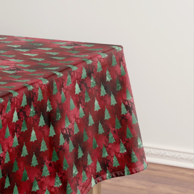 Nappe Élégant arbre vert Noël (In Situ)