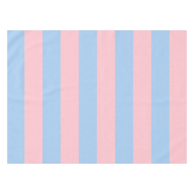 Nappe Élégant bébé rose et bleu rayé tissu mignon (Devant (Horizontal))
