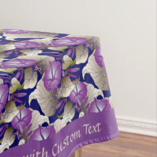 Nappe Élégant Chic Lavande Purple Fleurs Design Floral