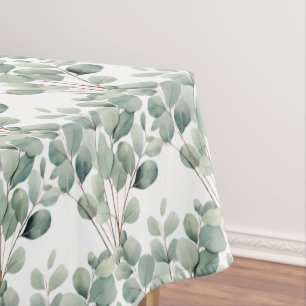 Nappe Elégant Eucalyptus Feuille Green Table Runner