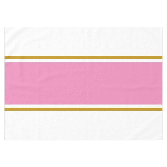 Nappe Élégant Grand Rose Brown Racing Grilles Sur Blanc (Devant (Horizontal))