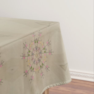 Nappe Elégant Kaleidoscopic Design Pastel