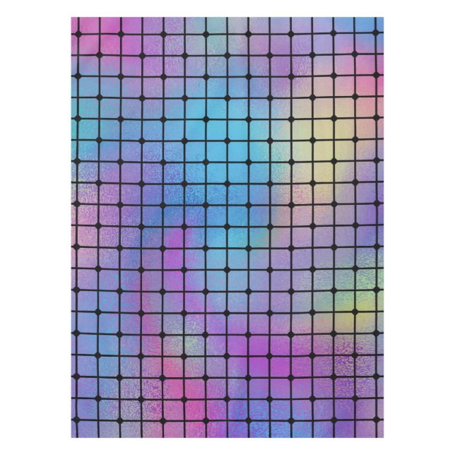 Nappe Elegant Modern Colorful Squares Tiles | (Devant)