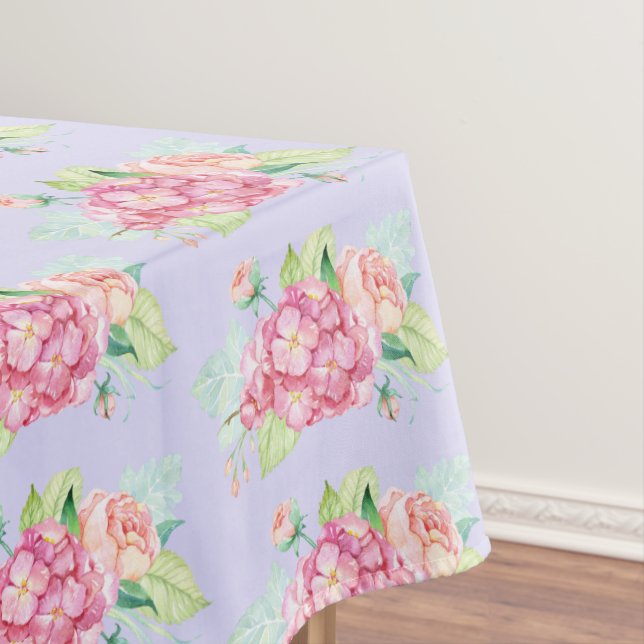 Nappe Élégant Motif de bouquet de couleur rose (In Situ)