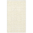 Élégant Motif de petit Pois blanc à huile d'or