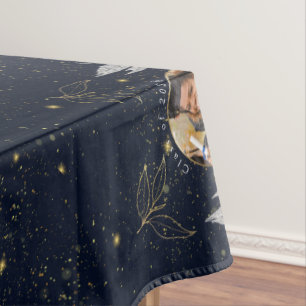 Nappe Elegant Navy Gold Félicitations Graduation Party