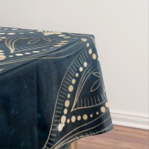 Nappe Elégant or Mandala Blue Galaxy Design