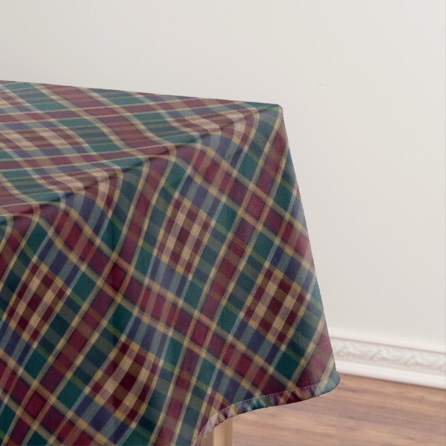 Nappe Élégant or Monogramme Plaid - Cranberry Blue Turqu (In Situ)