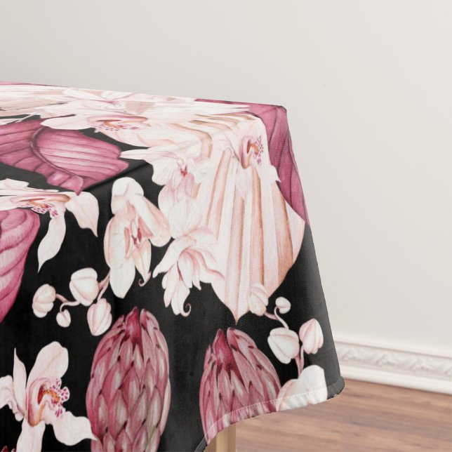 Nappe Elégante aquarelle motif décorative fleurie (Créateur téléchargé)