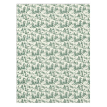 Elégante toile verte French Country Noël