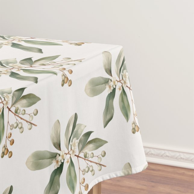 Nappe Élégante Verdure (Elegant Greenery Tablecloth
)