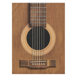 Nappe en bois chaude de guitare acoustique