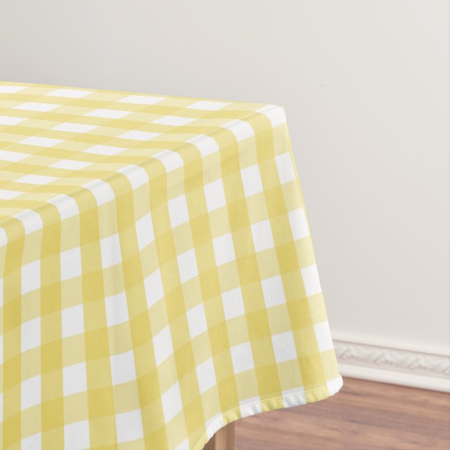 Nappe En vichy jaune citron (In Situ)