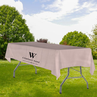 Nappe Enseigne d'entreprise rose pour boutique éphémère