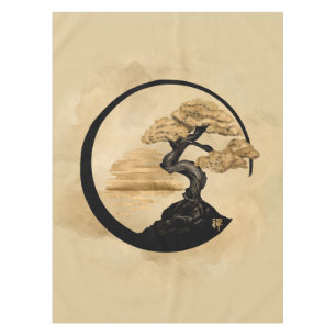 Nappe Enso Zen Circle Bonsai - Golden Sunrise