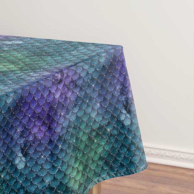 Nappe Éperche de sirène pourpre Turquoise Aqua (In Situ)