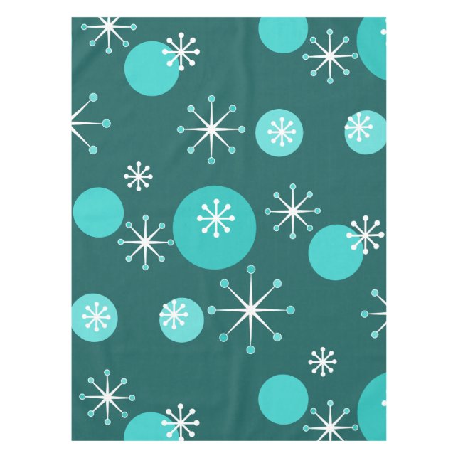 Nappe Époque atomique Turquoise (Devant)