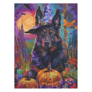 Nappe Épouvantable Berger Belge Sorcière d'Halloween Cit