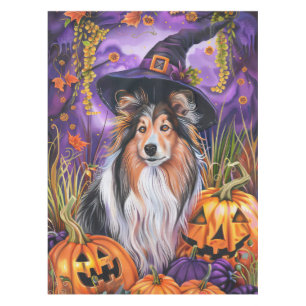 Nappe Épouvantable Chien de Berger des Shetland Sorcière