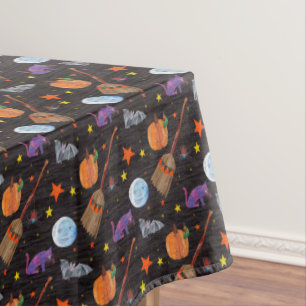 Nappe Eric Carle   Caterpillar Black Halloween Motif