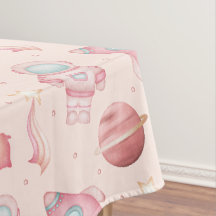 Espace Filles Anniversaire Astronaute Rose