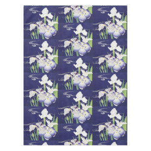 Nappe Estampe d'art Iris japonais vintage de Kogyo Tsuki