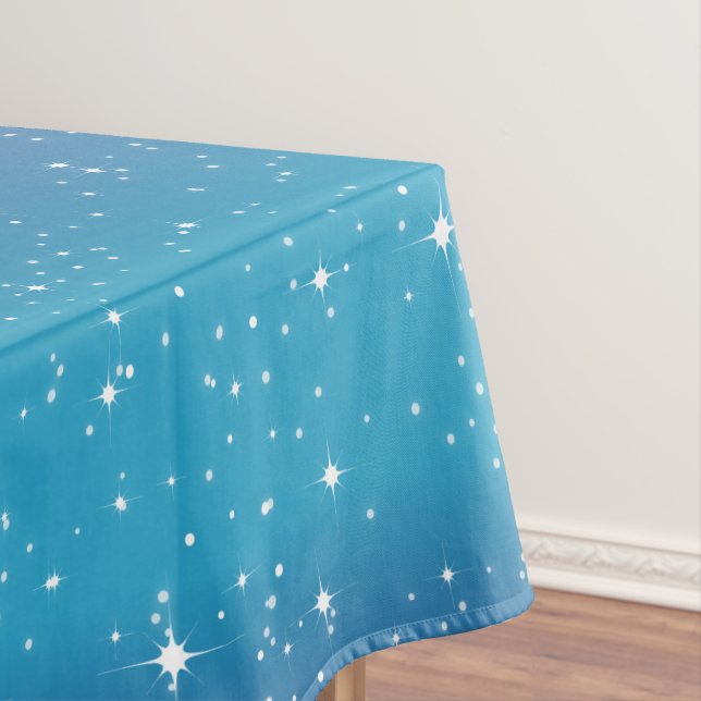 Nappe Étoiles simples sur Arrière - plan dégradé bleu (In Situ)