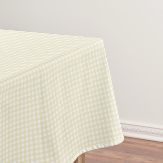 Nappe F & L En vichy jaune (In Situ)